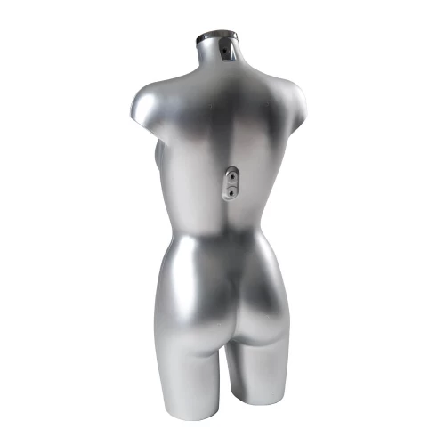 Silver Female Bust Form Without Stand 76107
