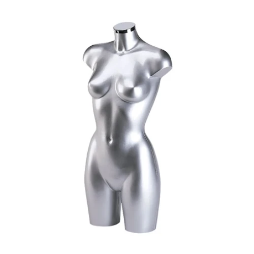 Silver Female Bust Form Without Stand 76107