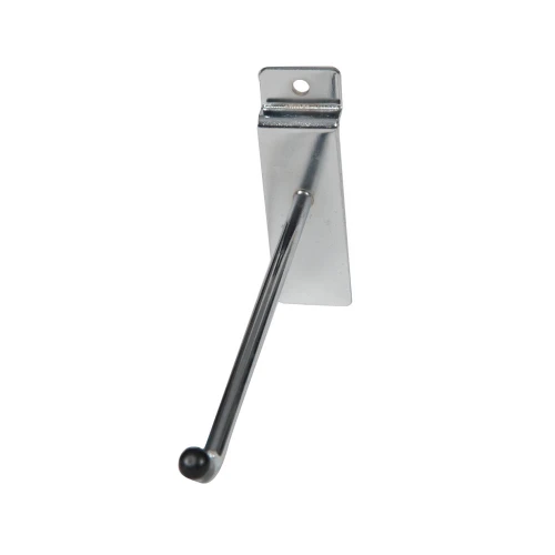 Single Prong Chrome Arms 100mm (4 Inch) Slatwall 35009