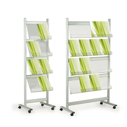 Single Sided Wheeled Literature Stand 4x4 65009