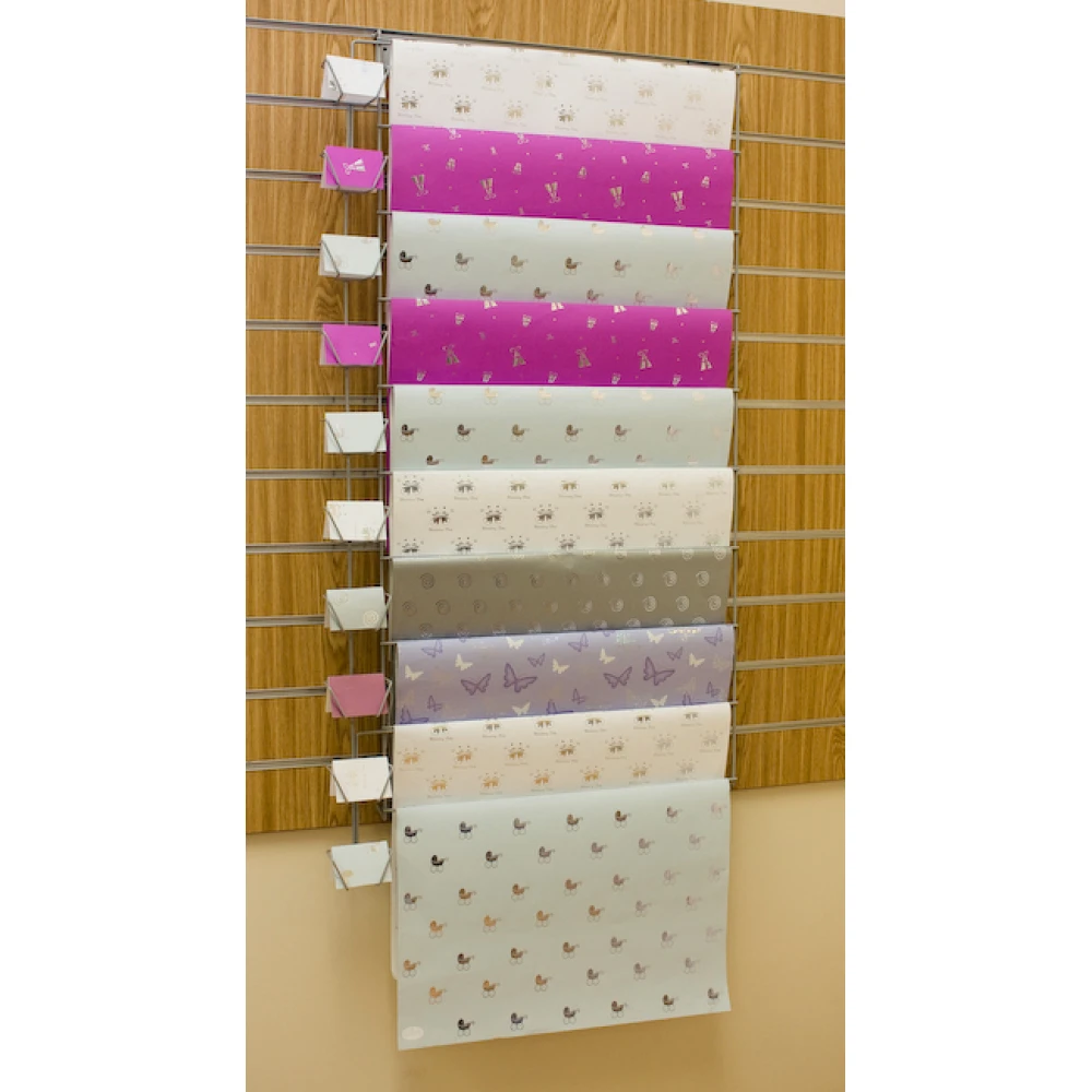 Slatwall Gift Wrap Display Stand 17003