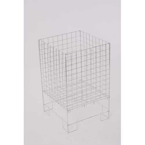 Square Dump Bin Zinc 48cm Medium 95702