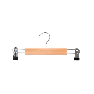 Straight Wooden Baby Hangers with Clips 28cm (Box of 100) 50007