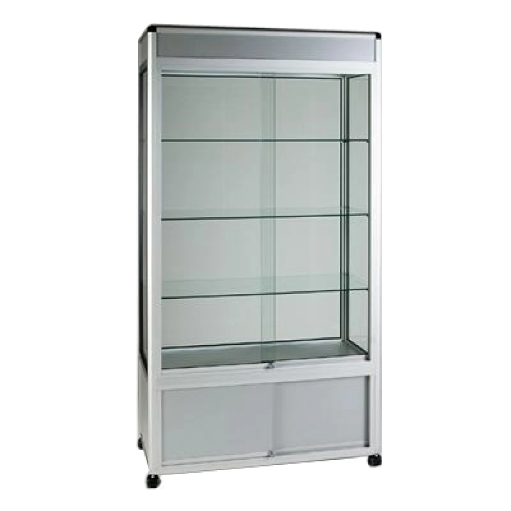 Three Quarter Glass Wide Display Showcase & Header 27012