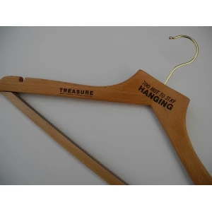 Laser Etching On Wooden Coat Hangers