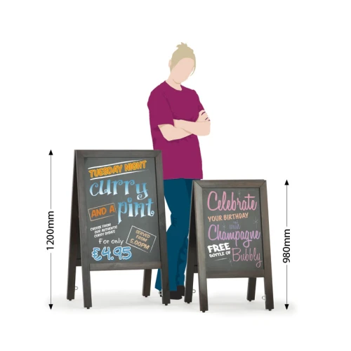 Traditional Chalk Board 843 x 596mm 12002