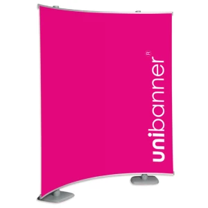 UniBanner Curve Banner Stand 3000mm Wide 80019