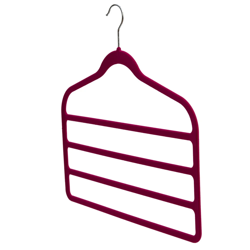 Velvet Slack Trouser Clothes Hangers Box of 12 56004 -2