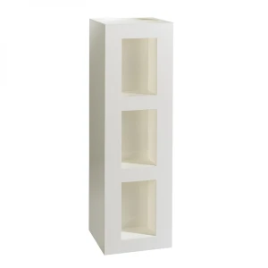 White Acrylic Display Plinth With Shelves 83022