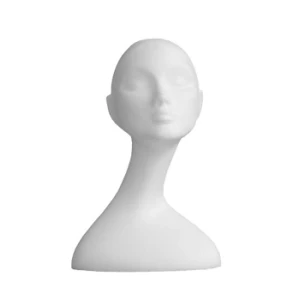 White Female Swan Neck Polystyrene Head 77309