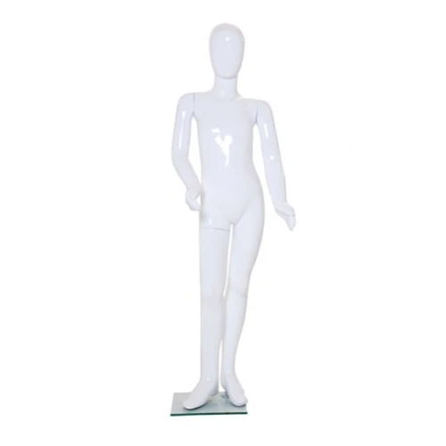 White Gloss - Hands at Side Child Mannequin 11 Yrs 72211