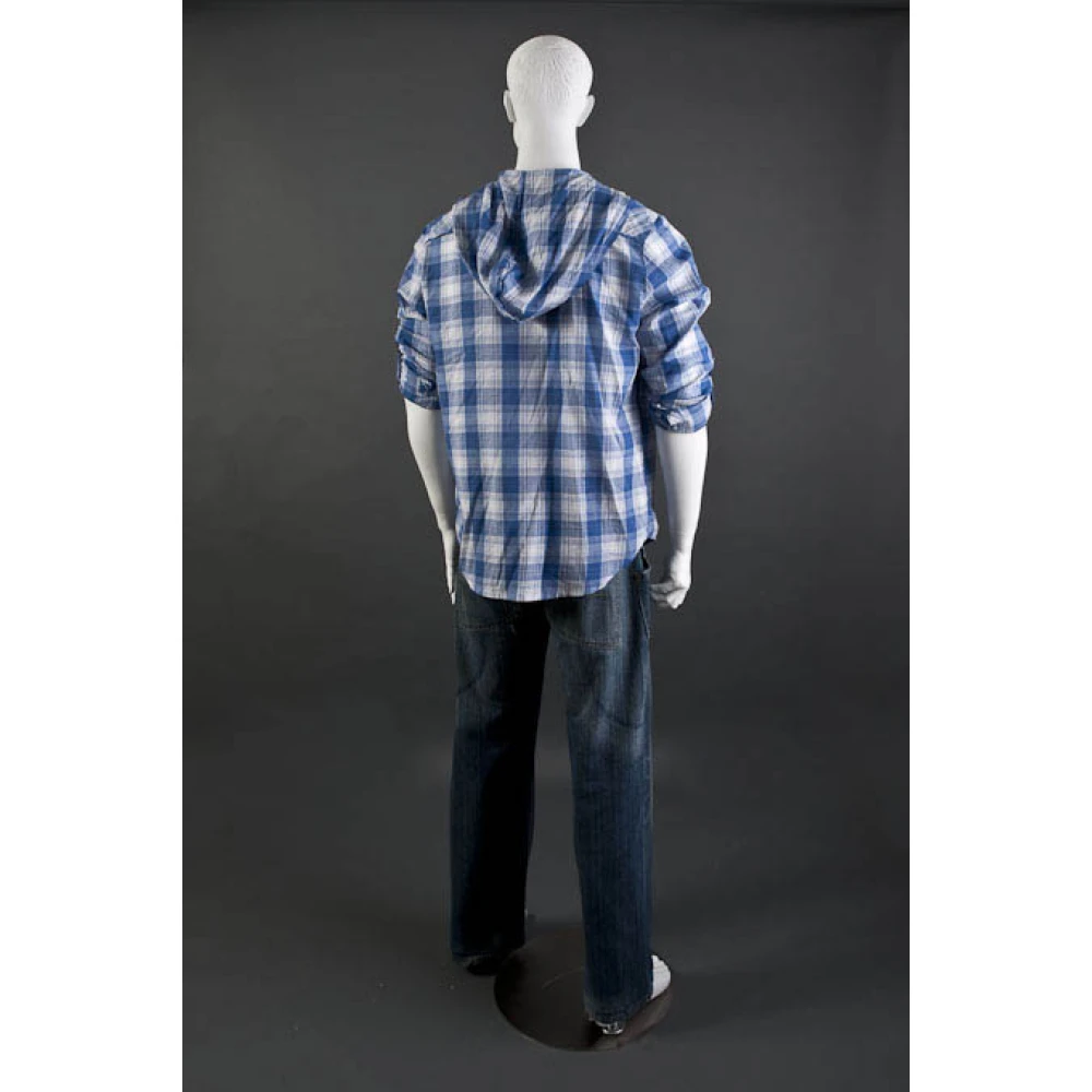 White Matt Male Mannequin - Hands at Side, Head off Centre 70201