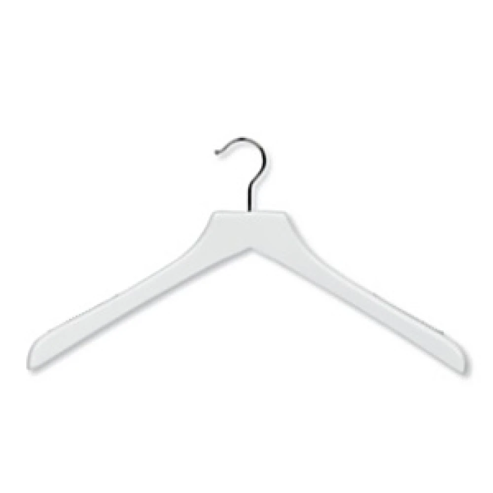 White Non Slip Hanger 43cm (Box of 50) 52015