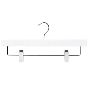 White Peg and Trouser Hangers