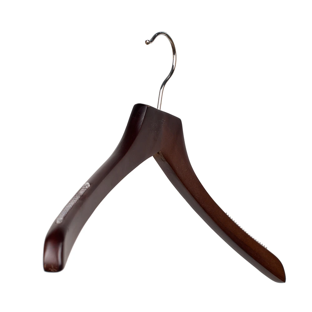 Wishbone Dark Wooden Hangers 43cm (Box of 50) 50035