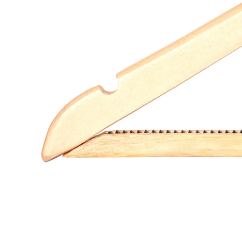 Wooden Wishbone Hangers With Non Slip Centre Bar 43cm (Box of 100) 50004