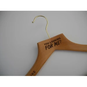 Laser Engraving, Wood Engraved Clothes Hangers - You Looking For Me?
