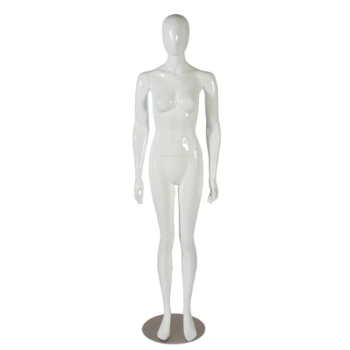 Zoe White Gloss Featureless Mannequin 71116